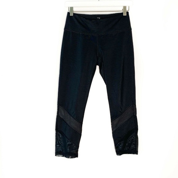 Z by Zella Leggings Mesh Inserts Crop Leggings - Picture 1 of 5
